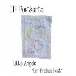ITH Postkarte Little Angels - Frohes Fest